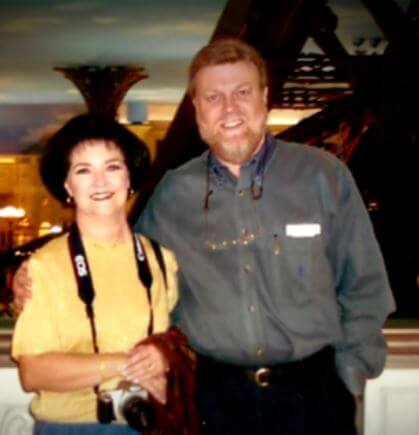 Judy Parsons with her late husband Milton Joseph Parsons, Jr.